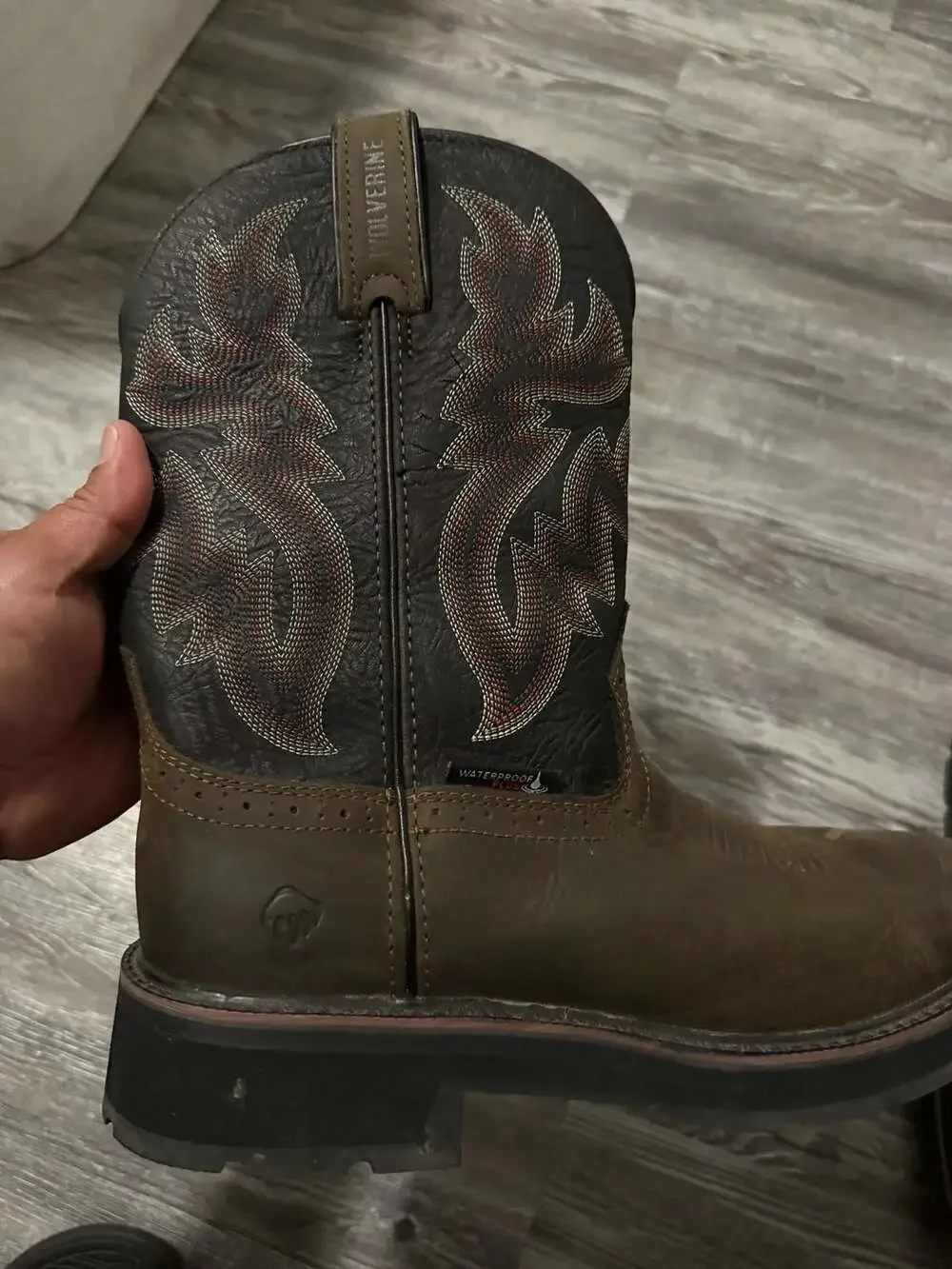 Wolverine Men's Rancher Waterproof Square Toe Work Boot W10768‎